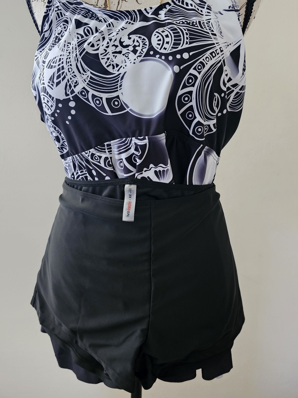 Black High-Waist Skort Shorts - Women's Active Wear